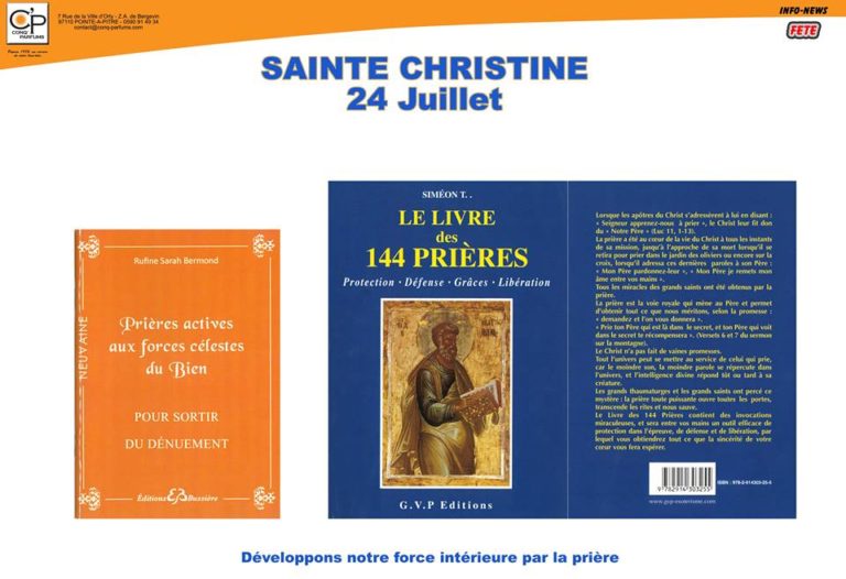 Sainte Christine Conq Parfums